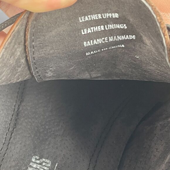 Stacy Adams Dickinson Cap Toe Oxford Cognac Leather Shoes Size 9.5M 25066 NWOB - Picture 7 of 8